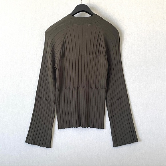 Club Monaco Bell-Sleeve Ribbed Sweater - Picture 6 of 10